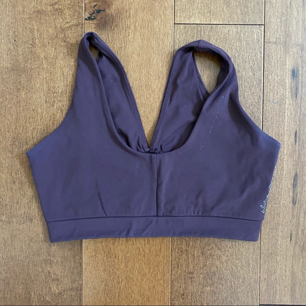 Gymshark x Whitney Simmons V2 Brown Sports Bra Size Small 🥥